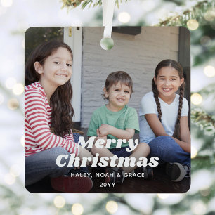 Text 2 Foto Einfache weiße Retro-Typografie Ornament Aus Metall