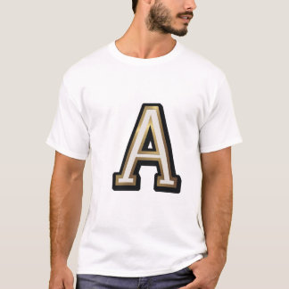 Text "A" T-Shirt