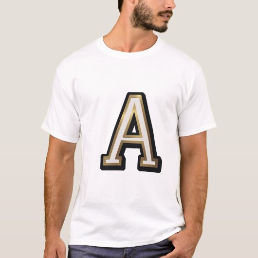Text "A" T-Shirt (Vorderseite)