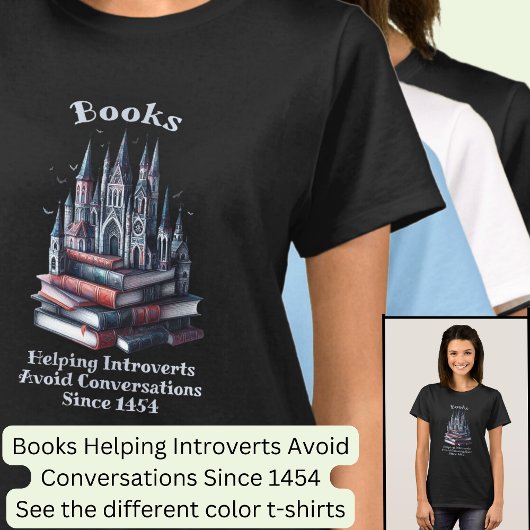 Text ändern, Bücher vermeiden, T-Shirt
