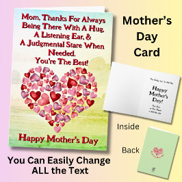 Text ändern, danke, dass Sie immer da sind, Karte