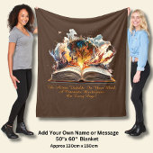 Text ändern, die Aktion entfaltet sich im Kopf, Bu Fleecedecke