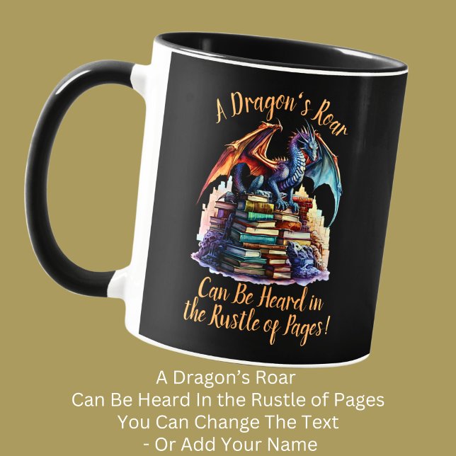 Text ändern - Ein Drachenrauschrei der Seite Tasse