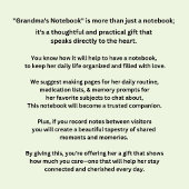 Text ändern - Großmutter-Demenz-Notebook Notizblock