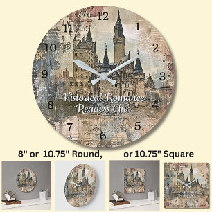 Text ändern - Historischer Romantik-Leserclub Große Wanduhr