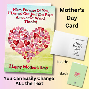 Text ändern, ich habe mich genau richtig seltsam h karte