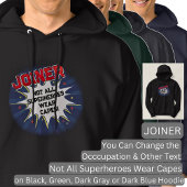 Text ändern, JOINER, nicht alle Superhelden T - Sh Hoodie