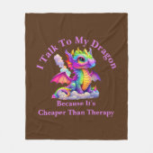 Text ändern, mit Drachen sprechen billiger als The Fleecedecke (Vorderseite)