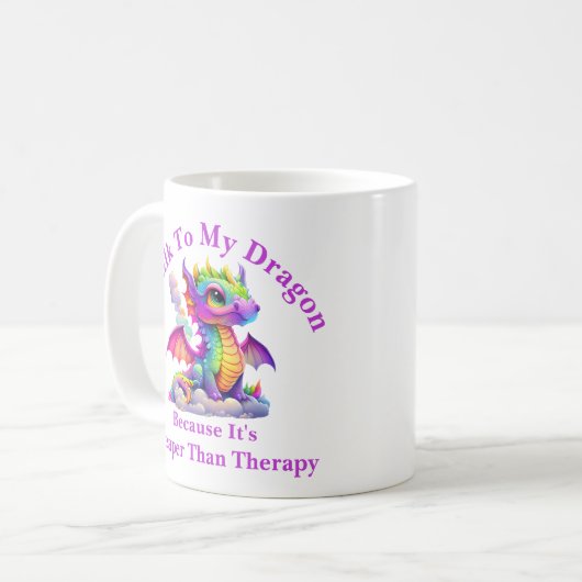 Text ändern, mit Drachen sprechen billiger als The Kaffeetasse (Vorderseite Links)