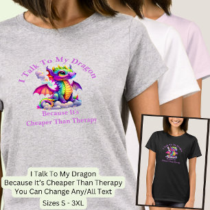 Text ändern, mit Drachen sprechen billiger als The T-Shirt