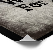 Text ändern - Nicht wünschen, dass es funktioniert Poster (Ecke)