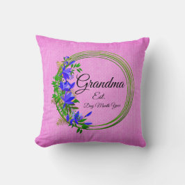 Text ändern Oma Est Großmutter Großkind Kissen