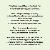 Text ändern, Tee lesen Bücher trinken glücklich se Kaffeetasse