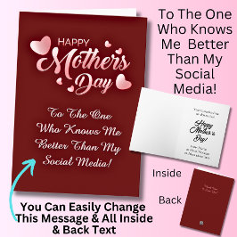 Text ändern, wer mich besser kennt als soziale Med Karte