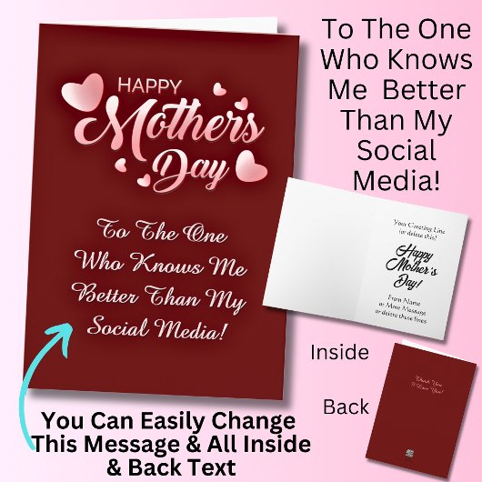 Text ändern, wer mich besser kennt als soziale Med Karte