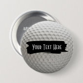 Text Area Golf Ball Sport Button (Vorne & Hinten)
