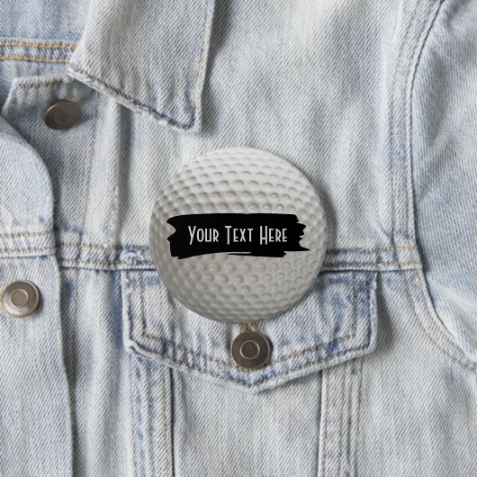 Text Area Golf Ball Sport Button (Beispiel)