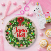 Text-Assiette-Joyeux-Noël 9 bearbeiten" Pappteller (Party)