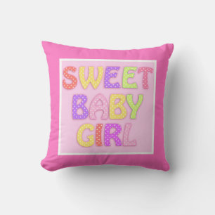 Text auf der Rückseite ändern - Sweet Baby Girl Pi Kissen