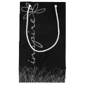 Text auf der schwarzen Tafel inspiriert Kleine Geschenktüte (Vorderseite)