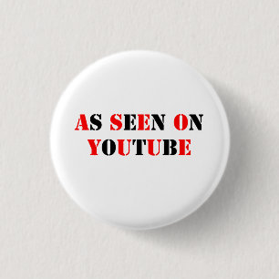 Text auf YouTube - rot/schwarz Button