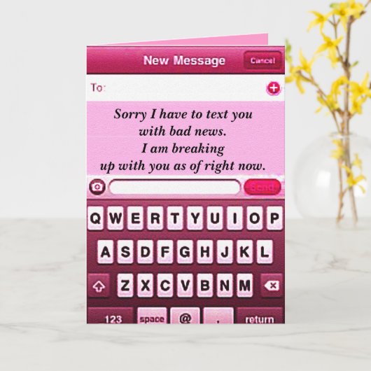 Text aufbrechen_ karte (Gelbe Blume)