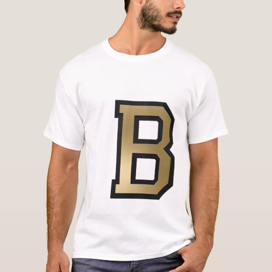 Text "B" T-Shirt (Vorderseite)