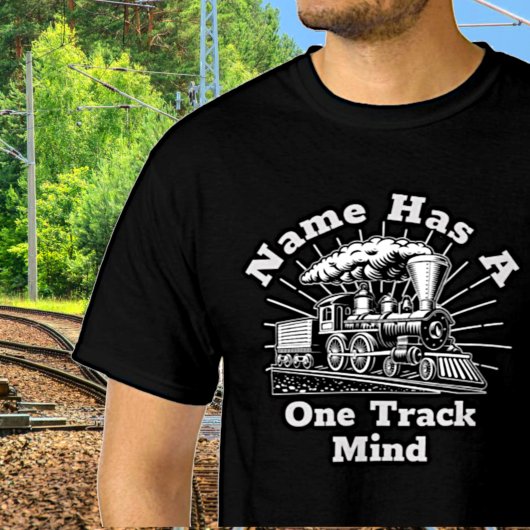 Text bearbeiten hinzufügen, hat einen Track-Mind-D T-Shirt