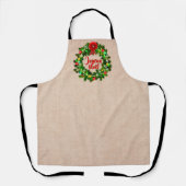 Text bearbeiten Joyeux Noël Schürze (Vorderseite)