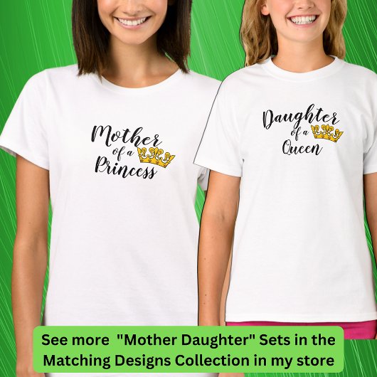 Text bearbeiten - Mutter eines Prinzessin Matching T-Shirt