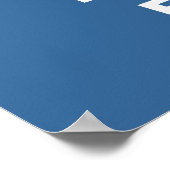 Text bearbeiten und Spaß haben! Poster (Ecke)