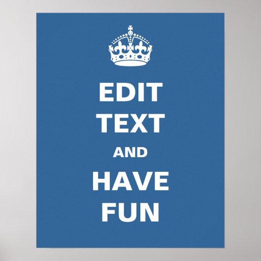 Text bearbeiten und Spaß haben! Poster (Vorne)
