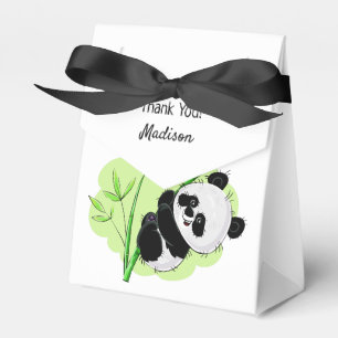 Text-Bevorzugungskasten der niedlichen Pandas Geschenkschachtel