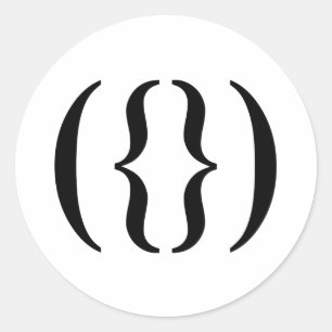 TEXT-BLUME -.png Runder Aufkleber