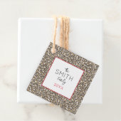 Text-Chic für Leopard-Tierdrucke Geschenkanhänger (Beispiel)