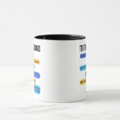 Text-Code für Senioren für die unruhige Altersvers Tasse (Zentrum)