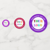 Text-Confetti für benutzerdefinierte Firmenlogo - Konfetti (Vorderseiten)