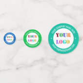 Text-Confetti für benutzerdefinierte Firmenlogo - Konfetti (Rückseiten)