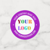 Text-Confetti für benutzerdefinierte Firmenlogo -  Konfetti (Klein Vorderseite)