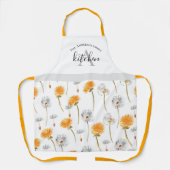 Text der Blume von Dandelion Schürze (Vorderseite)