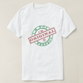Text der Briefmarke "Funny T - Shirt" - Benutzerde T-Shirt
