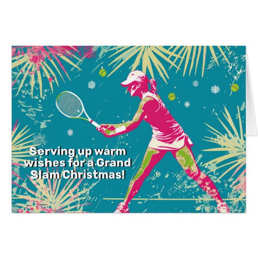 🎾 🎄 Text, der etwas Feiertagsfröhlichkeit bietet (Vorderseite (Horizontal))