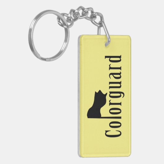 Text der Farbwache Schlüsselanhänger (Vorderseite links)