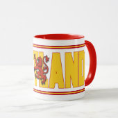 Text der Flagge Schottland Tasse (VorderseiteRechts)
