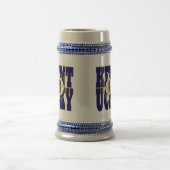 Text der Kentucky-Flagge Bierglas (Mittel)