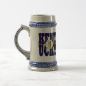 Text der Kentucky-Flagge Bierglas (Links)