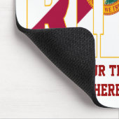 Text der Landesflagge in Florida Mousepad (Ecke)