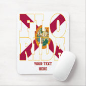 Text der Landesflagge in Florida Mousepad (Mit Mouse)
