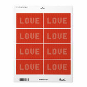 Text der LIEBE (Vorne)