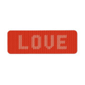 Text der LIEBE (Vorne)